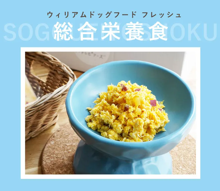 総合栄養食＞ウィリアムドッグフードフレッシュ 12袋（冷凍）（定期